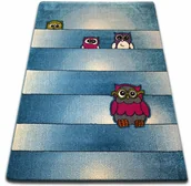 Dywany dla dzieci - Dywany Łuszczów Kids 140x190 Sowy blue #GR2365 - miniaturka - grafika 1