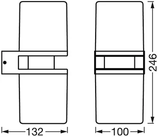 LEDVANCE SMART+ SMART+ WiFi Outdoor Flare Updown Wall - Lampy ogrodowe - miniaturka - grafika 4