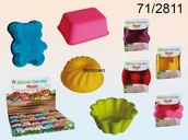 Formy do ciast - SILIKONOWE FOREMKI BABECZKI GALARETKI 2szt - miniaturka - grafika 1