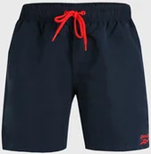 Stroje kąpielowe - Reebok Granatowe szorty kąpielowe Yale - miniaturka - grafika 1