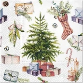 Pozostałe akcesoria świąteczne - Art-Pol Pl Serwetki Christmas At Home 141419 - miniaturka - grafika 1