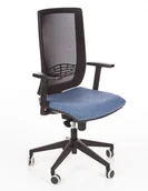 Fotele i krzesła biurowe - Intarseating Fotel do biura BEGIN czarna podstawa KA-BEGIN-AM-262 - miniaturka - grafika 1