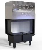 Wkłady kominkowe - Defro Wkład kominkowy Defro Riva SM BL G Short - miniaturka - grafika 1