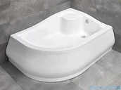 Brodziki prysznicowe - Radaway Korfu E 100x80 prawy 4E8140-03BR - miniaturka - grafika 1