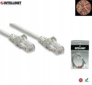 Intellinet Patch Cord Cat.6 UTP, miedź, 20m, szary 336741 - Kable miedziane - miniaturka - grafika 3