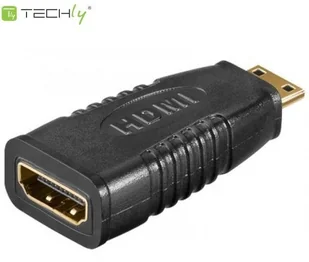 Techly Adapter HDMI Mini C na HDMI M/F 304215 - Adaptery i przejściówki - miniaturka - grafika 2