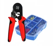 Akcesoria do urządzeń ogrodniczych - Praska Zaciskarka Zestaw Do Tulejek Końcówek Kabli - miniaturka - grafika 1