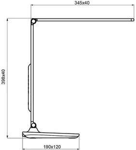 ALUMINOR Aluminor Sandra lampa stołowa LED z zegarem czarna - Lampy stojące - miniaturka - grafika 4