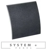 Akcesoria do wentylacji i klimatyzacji - Awenta Panel dekoracyjny PEGS100 do korpusu wentylatora Escudo fi100 grafit struktura - miniaturka - grafika 1