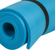 Maty do jogi - Gorilla Sports Duża Mata do Jogi Deluxe Niebieska - miniaturka - grafika 1