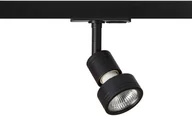 Oprawy, klosze i abażury - Redlux Oprawa szynowa PURINA do 1-faz szyny czarna 230V GU10 50W R12322 - miniaturka - grafika 1