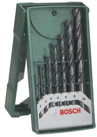 Bosch Wiertła kręte 2-10 mm tolerancja h8 HSS DIN 338 7 szt. - Wiertła - miniaturka - grafika 2