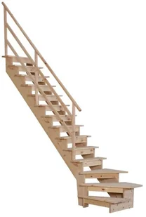 Kornik Schody młynarskie MP MAX ZĘBINOWE ZABIEGOWE LEWE - Schody strychowe - miniaturka - grafika 2