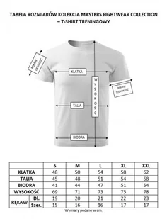 Masters FIGHT EQUIPMENT Koszulka męska treningowa, Fightwear Collection Dark Side Warrior, rozmiar L - Kimona, stroje i obuwie - miniaturka - grafika 5