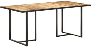 VidaXL Lumarko Stół jadalniany, 180 cm, surowe drewno mango 320695 VidaXL - Stoły - miniaturka - grafika 9
