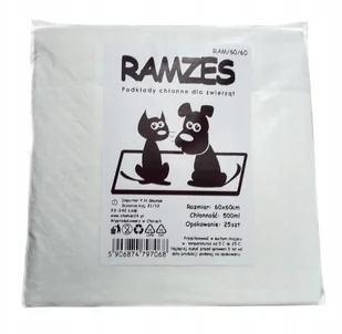 Ramzes Podkłady maty do nauki sikania 60x60 25szt - Maty do nauki czystości - miniaturka - grafika 8