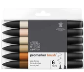 Przybory szkolne - Brushmarker 6 skin tones - miniaturka - grafika 1