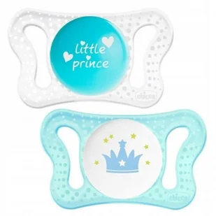 Chicco SMOCZEK DO USPOKAJANIA PHYSIO MICRO SILIKONOWY NIEBIESKI 0-2 M 2 SZT - Smoczki uspokajające - miniaturka - grafika 3