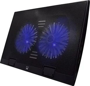 Ewent ew1256 torba na karmieniu podkładka chłodząca do notebooków z 2 125 MM wentylatory z regulacją wysokości rutschfe zasilany z USB EW1256 - Podkładki chłodzące pod laptopa - miniaturka - grafika 2
