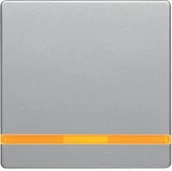 Gniazdka elektryczne - Berker Q1/Q3/Q7 aluminium klawisz pojedynczy podświetlany B_16216084 - miniaturka - grafika 1