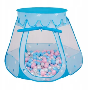Zamek z piłkami Namiot Suchy Basen kulki 100 szt - Namioty i tipi dla dzieci - miniaturka - grafika 9