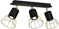 Lampy ścienne - Milagro Lampa sufitowa DANTE Black/Gold 3xGU10 MLP7246 - miniaturka - grafika 1
