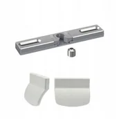 Klamki - ZATRZASK BALKONOWY SŁUPEK RUCHOMY POCHWYT BIAŁY E7D9-92726 - miniaturka - grafika 1