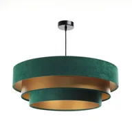 Lampy sufitowe - ImoLight Lampa wisząca Dalia Mix Zielono-Złota 050-075-60 // IL-Dl-014 - miniaturka - grafika 1