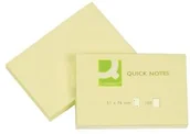 Notesy i bloczki - Q-CONNECT Bloczek samoprzylepny 51x76mm 1x100 kart. jasnożółty KF10501 - miniaturka - grafika 1