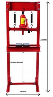 215 APTUT Prasa hydrauliczna pryzmy mocny profil nacisk 12 T) 21577624 77624-uniw - Prasy - miniaturka - grafika 2