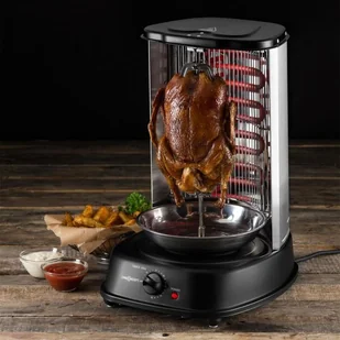 oneConcept Kebap Master Pionowy grill 1800W czarny GQ3-KEBAPMASTERBLACK - Akcesoria do grilla - miniaturka - grafika 3