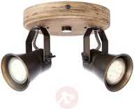 Lampy sufitowe - Brilliant Spot sufitowy Seed, 2-punktowy, czarny - miniaturka - grafika 1