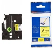 Etykiety do drukarek - Brother TZE-FX621 Taśma FLEXI 9mm, żółta, czarny nadruk E671-98505_20131210105244 - miniaturka - grafika 1