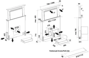 Falmec Down Draft 120 Inox - Okapy kuchenne - miniaturka - grafika 7