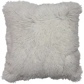 Kołdry i poduszki dla dzieci - Uniglob Poduszka SHAGGY ecru 45 cm x 45 cm - miniaturka - grafika 1
