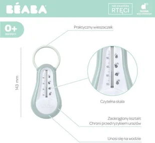 Beaba Termometr do kąpieli Green Blue (opakowanie zbiorcze 6 szt.) solution-bc-7055-0 - Zabawki do kąpieli - miniaturka - grafika 2