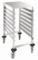 Pojemniki i kosze gastronomiczne - Vogue Wózek transportowy 7 x GN1/1 | 380x557x(H)900mm GG498 - miniaturka - grafika 1