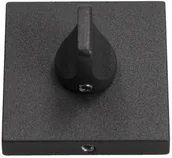 Akcesoria do drzwi - Gamet Szyld drzwiowy kwadratowy wc grafitowy strukturalny PLT-26-WC-LPS01-KW - miniaturka - grafika 1