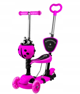 LED Hulajnoga trójkołowa 5w1 niebieska - Hulajnogi - miniaturka - grafika 2