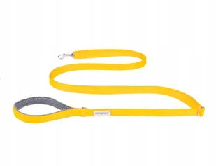 Ami Play Smycz regulowana L 1,6-3m x 2,5cm żółta - Smycze dla psów - miniaturka - grafika 2