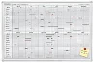 Pozostałe akcesoria kuchenne - Franken jk710 personel i harmonogram, 60 x 90 cm, biały JK710 - miniaturka - grafika 1