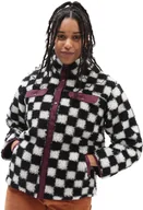Kurtki damskie - Vans kurtka street zimowa damska DREAMING SHERPA JACKET Checkerboard - miniaturka - grafika 1