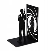 Podpórki do książek - Podpórka Do Książek Metalowa Podstawka James Bond - miniaturka - grafika 1
