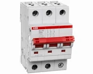 Bezpieczniki elektryczne - ABB Rozłącznik izolacyjny modułowy 3-polowy SD203 63A; 2CDD283101R0063 SD203/63 - miniaturka - grafika 1