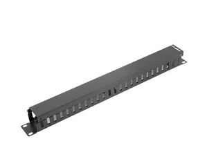 Lanberg Organizer kabli 19&quot 1U z zaślepką typ A czarny AK-1201-B - Akcesoria do szaf serwerowych - miniaturka - grafika 4