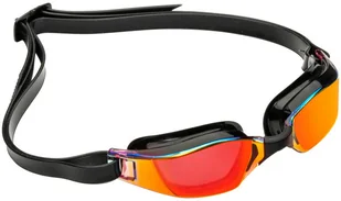 Aqua Sphere Okularki pływackie XCEED Red Titanium Mirror - Pływanie - miniaturka - grafika 4