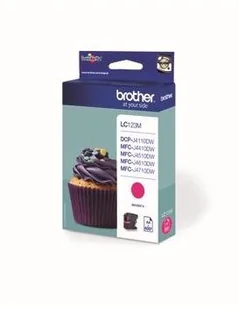 Brother Tusz Brother czerwony LC123M=LC-123M, 600 str. EXPBROABR0126 - Tusze oryginalne - miniaturka - grafika 6