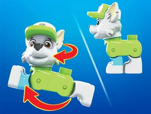 Fisher Price Mega Bloks Psi Patrol Zestaw Śmieciarka Rocky'ego GYH93 GYH93 - Klocki - miniaturka - grafika 5