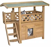 Legowiska dla psów - Kerbl KERBL kot domu Lodge, 77 x 50 x 73 cm - miniaturka - grafika 1