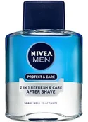 Wody po goleniu - Nivea Men Protect & Care woda po goleniu 100 ml - miniaturka - grafika 1